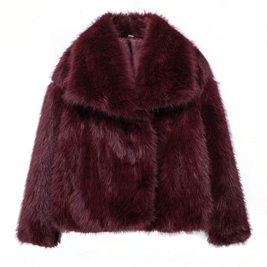 Short Faux Fur Coat