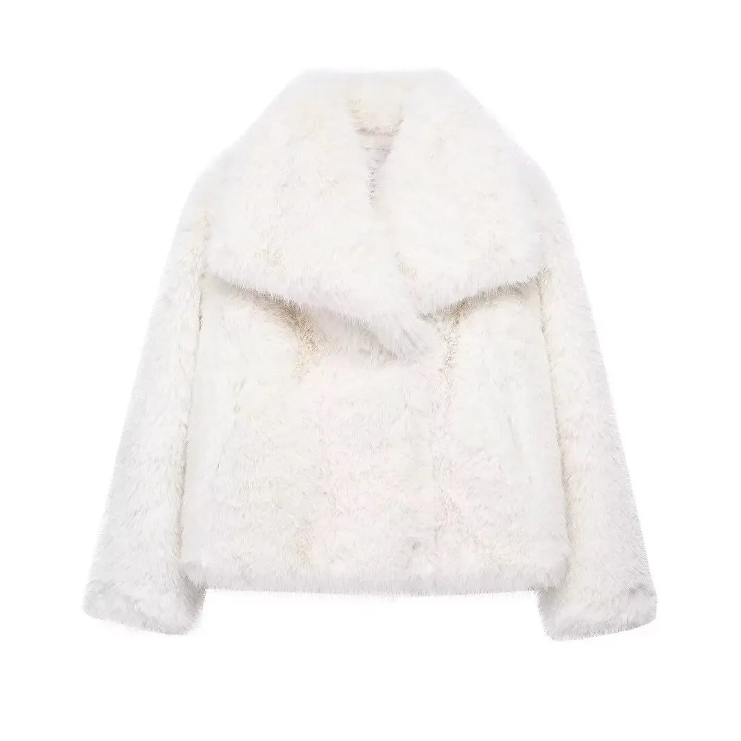 Short Faux Fur Coat